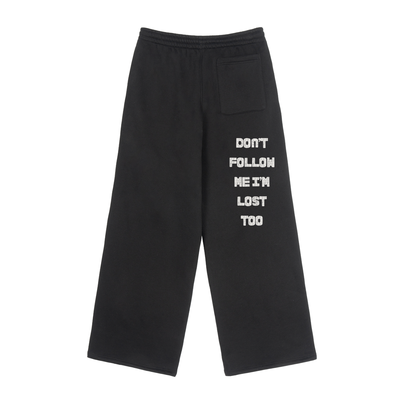 KASHIMBO 001 Straight-Leg 'RAW' Graphic Sweatpants