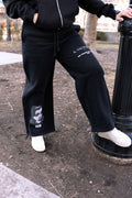 KASHIMBO 001 Straight-Leg 'RAW' Graphic Sweatpants